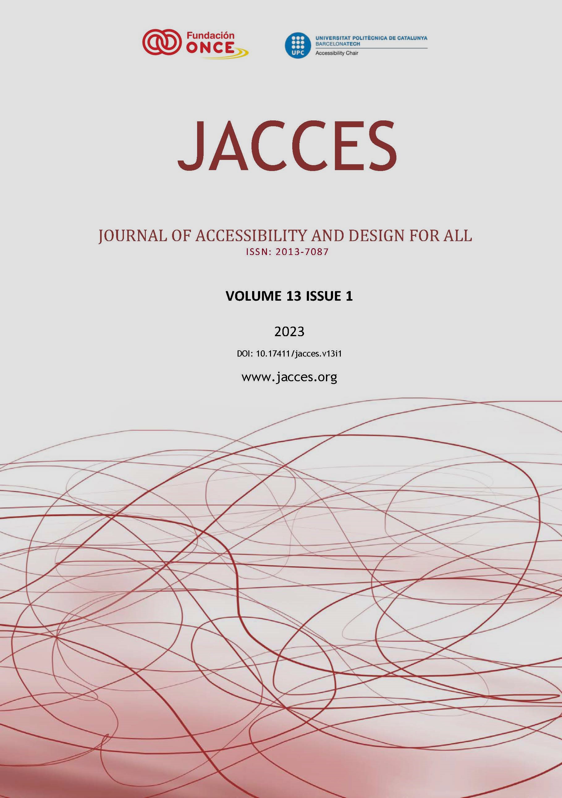 					View Vol. 13 No. 1 (2023): Journal of Accessibility and Design for All
				